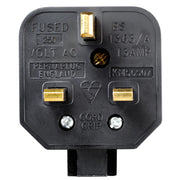 Masterplug Basic - 13A, Black