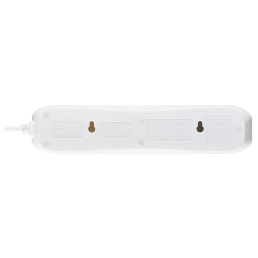 Masterplug Surge - 4 Sockets, 4m, 13A, White