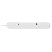 Masterplug Surge - 4 Sockets, 2m, 13A, White