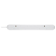 Masterplug Surge - 6 Sockets, 2m, 13A, White