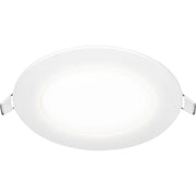 Luceco Luxpanel Eco Circular - Eco Circular Slimline Downlight Ø120mm 400lm 6w 3000k Dimmable - Pc Diffuser