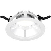 Luceco Platinum Gloss D-light 228mm Power Change High Output 2500lm 19w (3300lm 26w Optional) 4000k Cri >80 Fixed Output