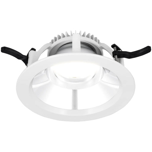 Luceco Platinum Gloss D-light 228mm Power Change High Output 2500lm 19w (3300lm 26w Optional) 4000k Cri >80 Fixed Output