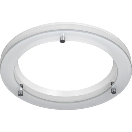 Luceco Platinum White + Dropped Glass Halo Bezel