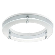 Luceco Platinum Mini white frosted drop glass ring