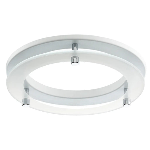 Luceco Platinum Mini white frosted drop glass ring
