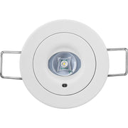 Luceco Standard Recessed - Tempus emergency downlight recessed 120 lumens with open area optic