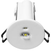 Luceco Standard Recessed - Tempus Extra downlight recessed self-test with open area optic
