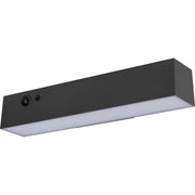 Luceco Decorative Brick - Era Decorative Outdoor Solar Brick Wall Light with PIR Motion Sensor, LED Exterior Lighting, Slate Grey, IP54, 7W, 1000lm, 3000K