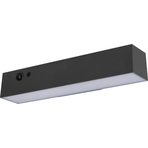 Luceco Decorative Brick - Era Decorative Outdoor Solar Brick Wall Light with PIR Motion Sensor, LED Exterior Lighting, Slate Grey, IP54, 7W, 1000lm, 3000K
