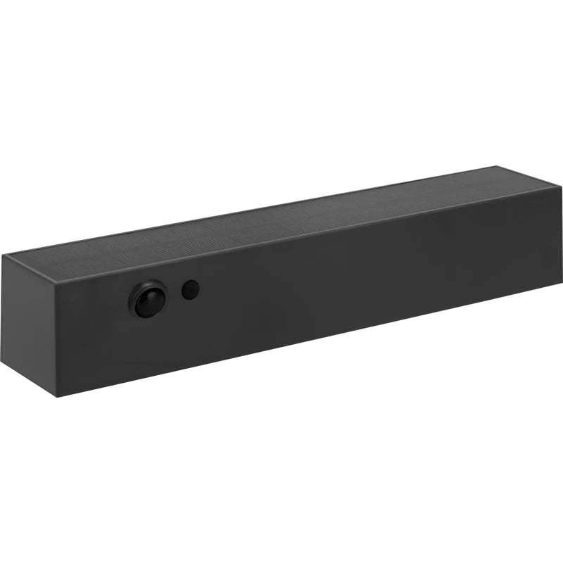 Luceco Decorative Brick - Era Decorative Outdoor Solar Brick Wall Light with PIR Motion Sensor, LED Exterior Lighting, Slate Grey, IP54, 7W, 1000lm, 3000K