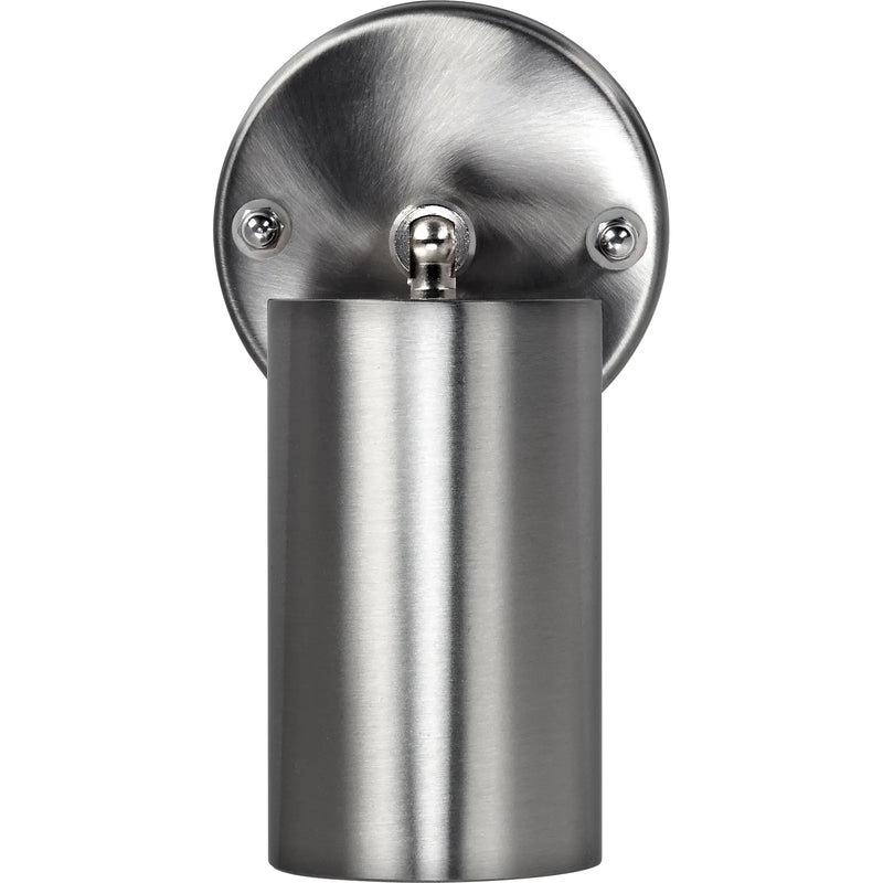 Luceco Stainless Steel - Stainless steel single head adjustable wall light 300 lumens warm white colour temp