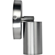Luceco Stainless Steel - Stainless steel twin head adjustable wall light 500 lumens warm white colour temp