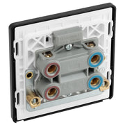 BG Electrical Evolve Matt Blue - 45A, double pole, single plate, with indicator