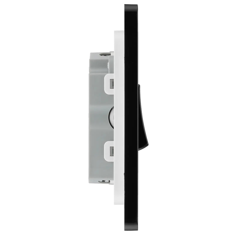BG Electrical Evolve Matt Blue - Triple, 2 way switch