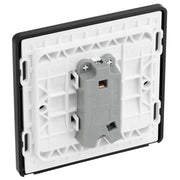 BG Electrical Evolve Matt Blue - Single, bell push switch