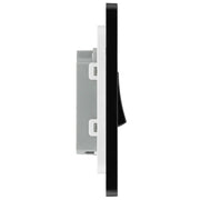 BG Electrical Evolve Matt Blue - Single, bell push switch