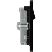 BG Electrical Evolve Matt Blue - Double switched single pole, with USB A + C (45W)