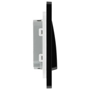 BG Electrical Evolve Matt Blue - Double, 2 way switch, wide rocker