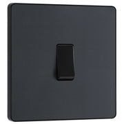 BG Electrical Evolve Matt Grey - Single, 2 way switch