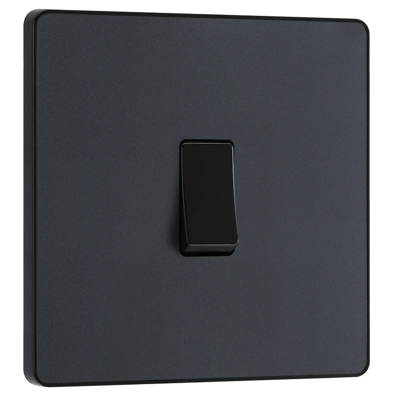 BG Electrical Evolve Matt Grey - Single, 2 way switch