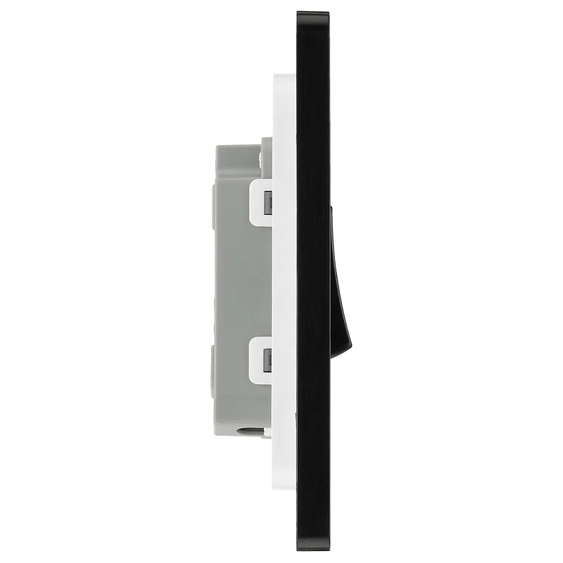 BG Electrical Evolve Matt Grey - Single, 2 way switch