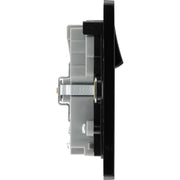 BG Electrical Evolve Matt Grey - Double switched single pole, with USB A + C (22W)