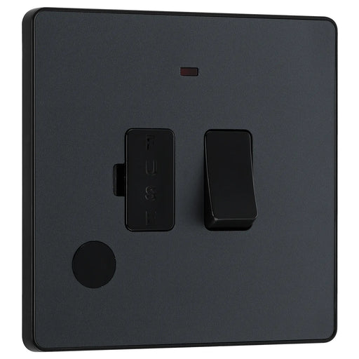 BG Electrical Evolve Matt Grey - Switched and fused with indicator