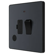 BG Electrical Evolve Matt Grey - Switched and fused with indicator