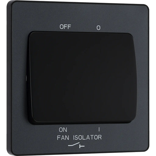 BG Electrical Evolve Matt Grey - Triple pole fan isolator