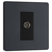 BG Electrical Evolve Matt Grey - Single, co-axial