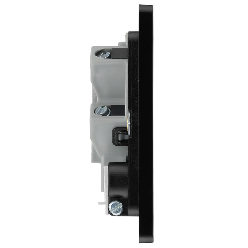 BG Electrical Evolve Matt Grey - Unswitched and fused