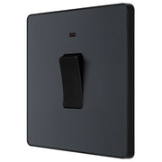 BG Electrical Evolve Matt Grey - 20A, double pole, with indicator