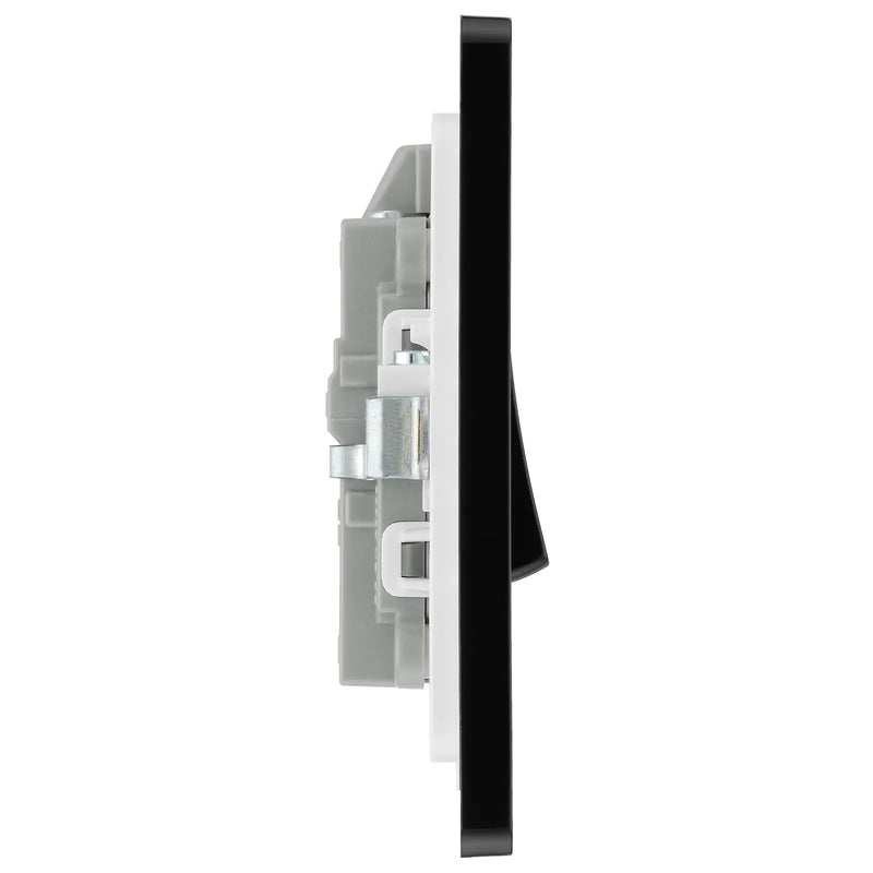 BG Electrical Evolve Matt Grey - 20A, double pole, with indicator
