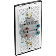 BG Electrical Evolve Matt Grey - 45A, double pole, large plate, with indicator