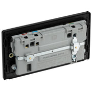 BG Electrical Evolve Matt Grey - Double, switched, single pole, WiFi Extender + USB A