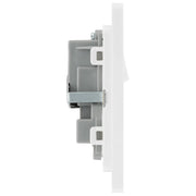 BG Electrical Evolve Pearlescent White - Double, switched, single pole