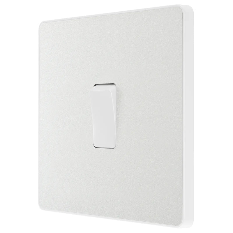 BG Electrical Evolve Pearlescent White - Single, 2 way switch