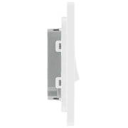 BG Electrical Evolve Pearlescent White - Double, 2 way switch