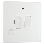 BG Electrical Evolve Pearlescent White - Switched and fused with indicator