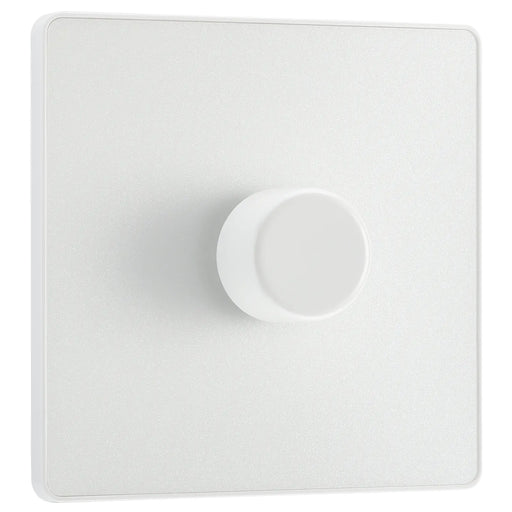 BG Electrical Evolve Pearlescent White - Single, 2 way push 200W