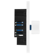 BG Electrical Evolve Pearlescent White - Single, 2 way push 200W