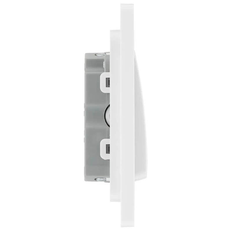 BG Electrical Evolve Pearlescent White - Triple pole fan isolator
