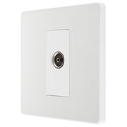 BG Electrical Evolve Pearlescent White - Single, co-axial