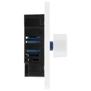 BG Electrical Evolve Pearlescent White - Double, 2 way push 200W
