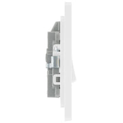 BG Electrical Evolve Pearlescent White - 20A, double pole, with indicator