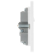 BG Electrical Evolve Pearlescent White - Single, switched, single pole, with 2 x USB A