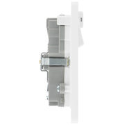 BG Electrical Evolve Pearlescent White - Double, switched, single pole, WiFi Extender + USB A
