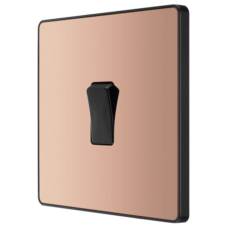 BG Electrical Evolve Polished Copper - Single, 2 way switch