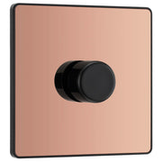BG Electrical Evolve Polished Copper - Single, 2 way push 200W